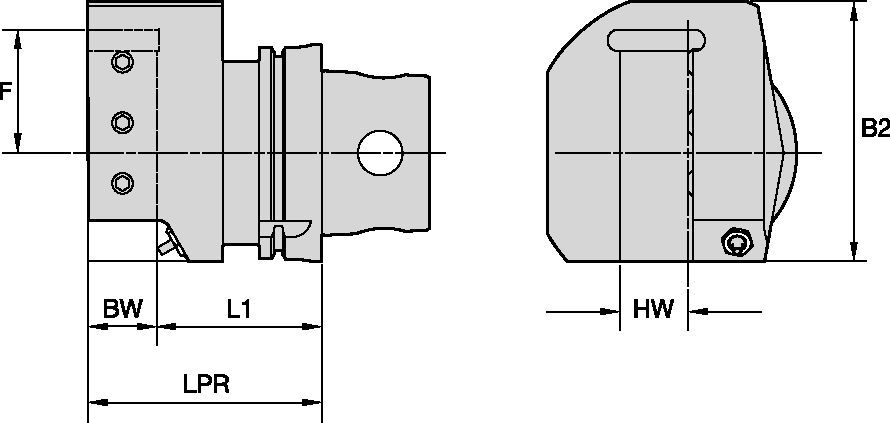 ETAR/L-KM4X Tooling Systems - 5337778 - WIDIA