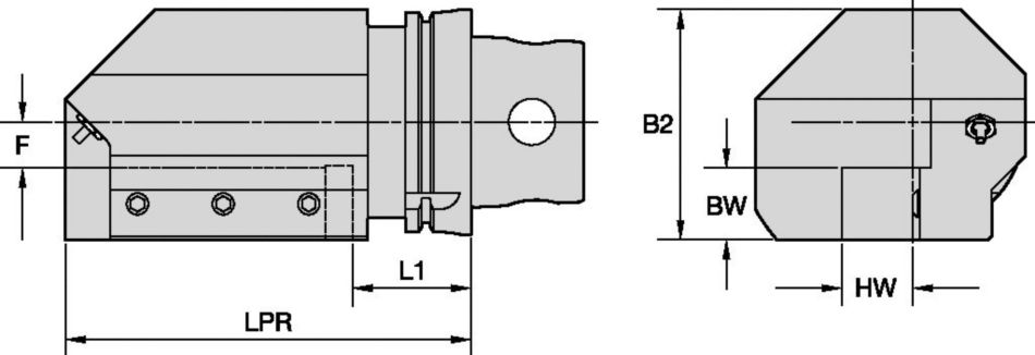 Adattatori singoli per codolo quadro