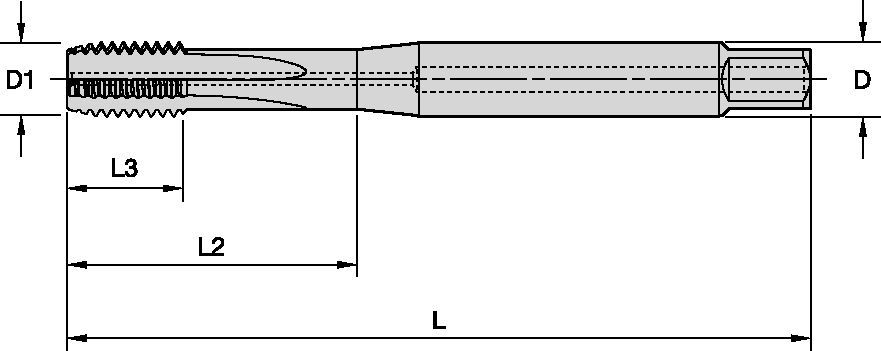 T641 STFL DIN Inch Threading - 5212290 - Kennametal