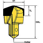35mm (1-3/8") Drilling Diameter • Square .5" Drive