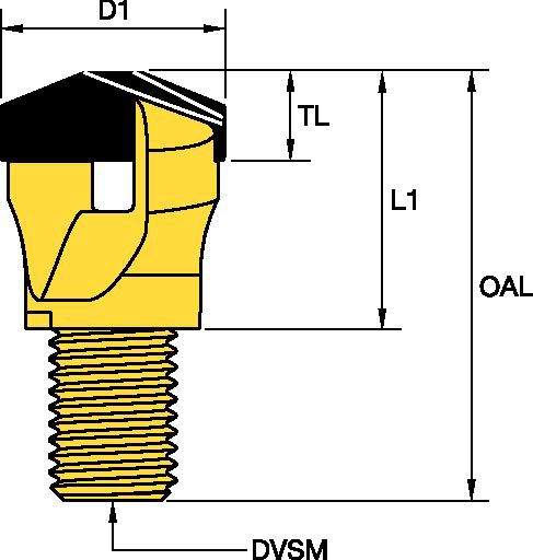 Wet Spade-M16 Underground Mining - 3609043 - Kennametal