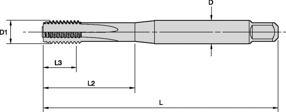 GT40 STFL MM Tapping - 4033758 - WIDIA