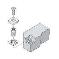 Screw-On • S-Style Clamping • For Positive Style Inserts