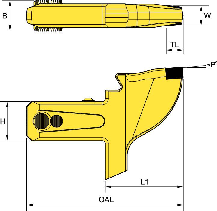 50mm (1.20" x 1.97") Shank