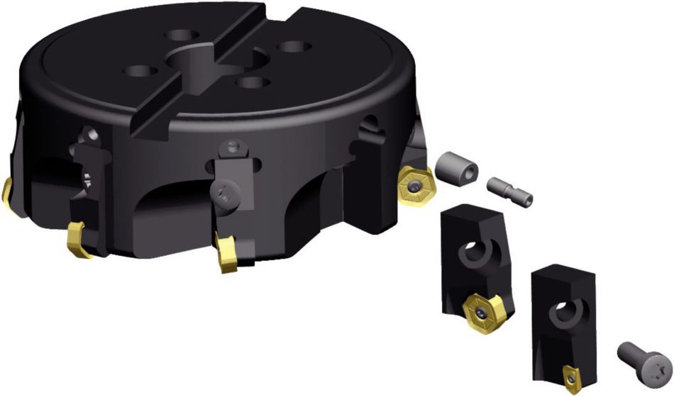 Cartridge Milling System Tool Bodies