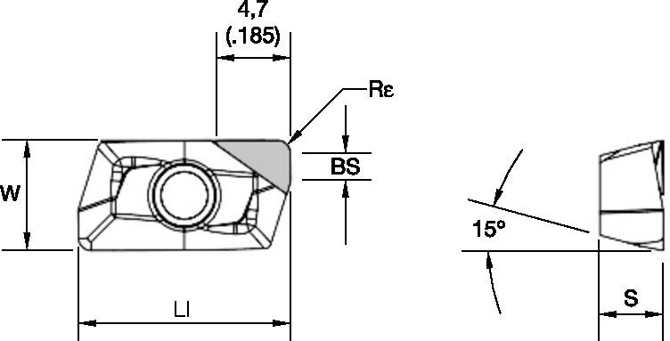 Insertos • XDCW-PCD