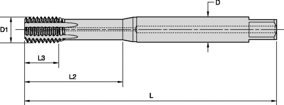 Victory™ •&nbsp;GT23 • Form C Semi-Bottoming Entry Taper • Metric DIN 2174