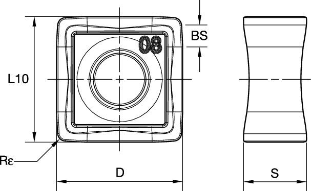 KSSM8+™ • Carbide Insert • SNHJ12-LD • Light Machining