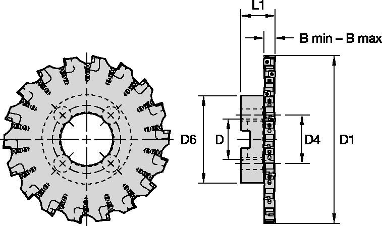M900 - Shell Mount - 9mm 2003898 - WIDIA