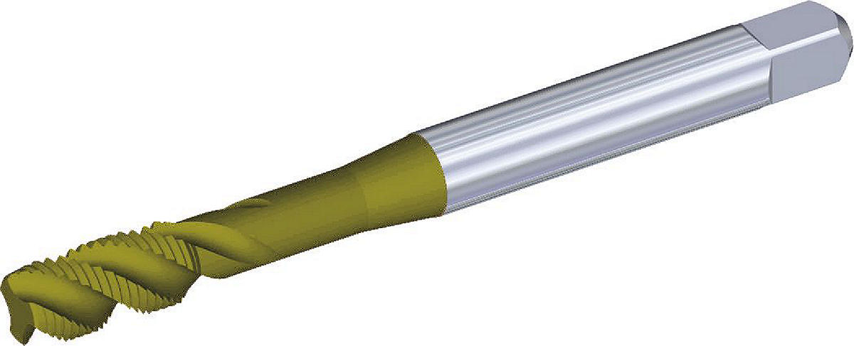 Gwintowniki HSS-E GOtap™ T830 z rowkiem wiórowym spiralnym • Otwory nieprzelotowe