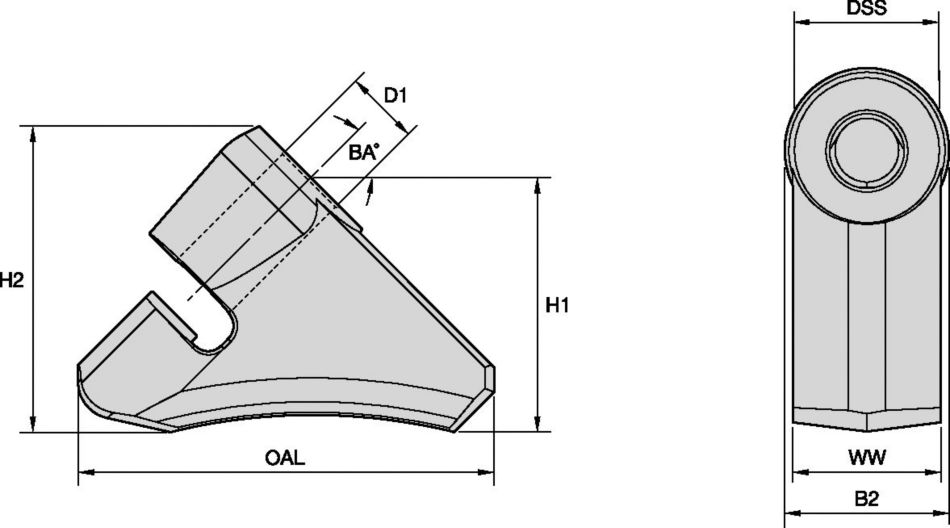 Block 25MM Underground Mining - 1012399 - Kennametal