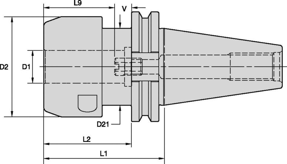 Oprawki hydrauliczne HydroForce™ z dużym momentem (HT)