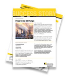 Success Story: FCCU Cycle Oil Pumps Cover