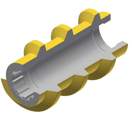 Screw Segment with Full WC Cladding