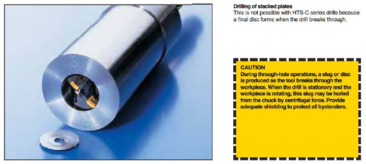 Indexable drilling problem - drilling of stacked plates