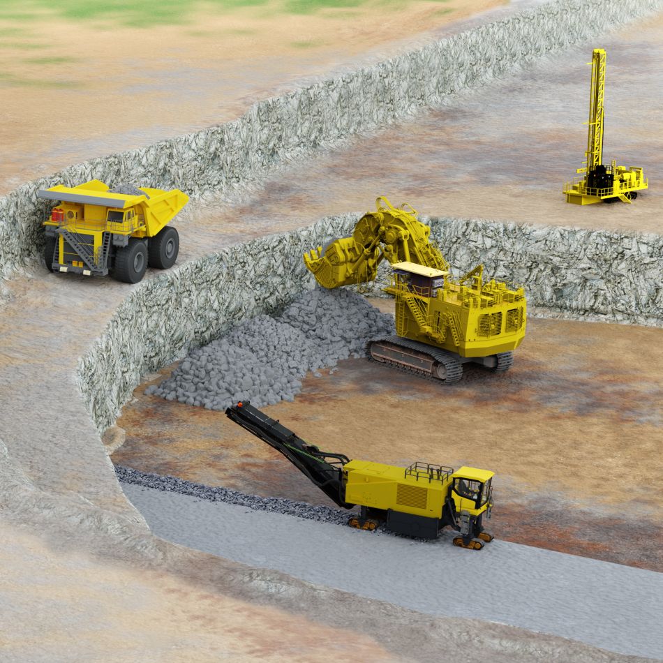 Surface Mining Diagram