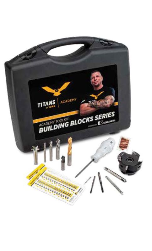 Titans of CNC Academy toolkits with all items included for machining education