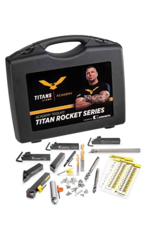 Image of Titan Rocket Series Toolkit displaying all included item sets