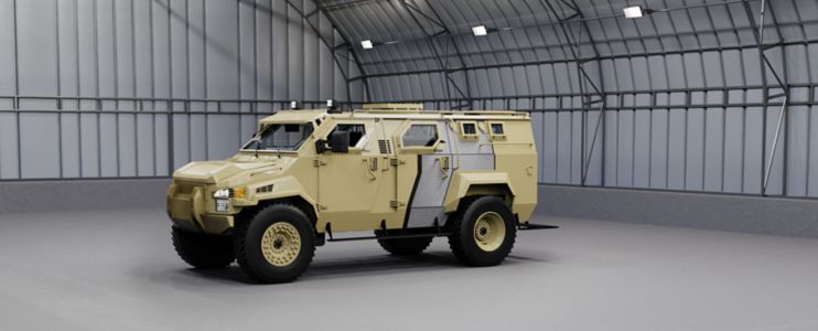 Armored Vehicle with KennaShield