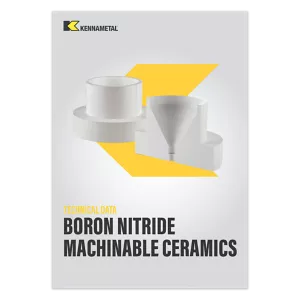 Boron Nitride Machinable Ceramics Brochure Cover