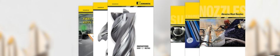 Kennametal Catalogs Skinny Banner