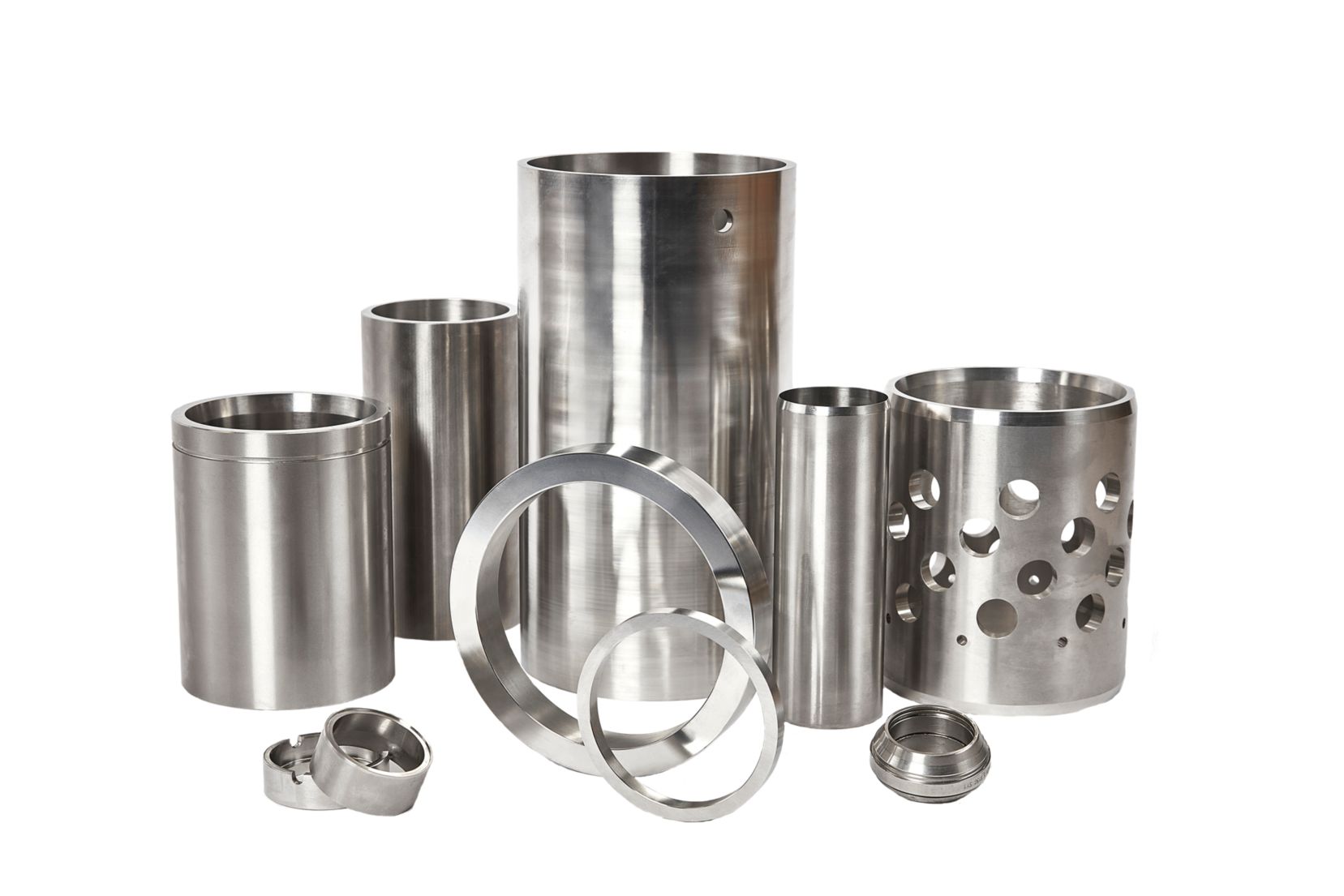 Group of centrifugal casting components