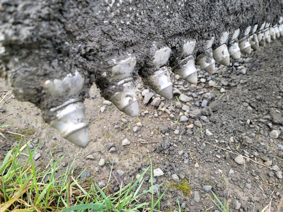 Close Up of Scarifier Teeth