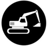 Construction Excavator icon