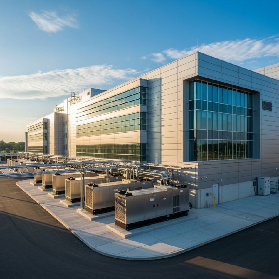 Outside of a data center