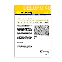 Deloro 40 Alloy Data Sheet Cover