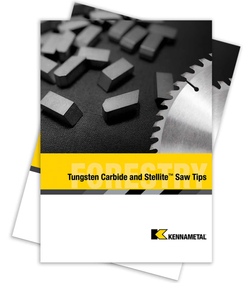 Tungsten Carbide and Stellite Saw Tips Catalog Cover