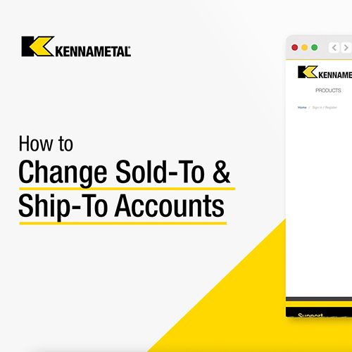 Come modificare gli accounts “Sold To” e “Ship To”