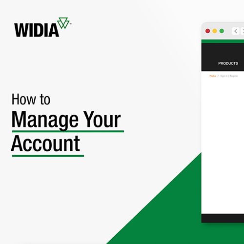 How to Manage Your Account: Step-by-Step Tutorial | WIDIA