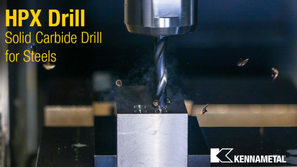 KenDrill™ HPX • 8 x D • Internal Coolant • Straight Shank • Metric