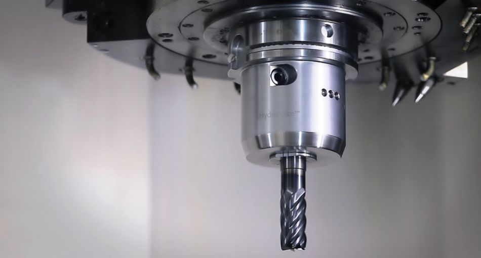 HydroForce with HARVI Milling Cutter for High-Performance Machining