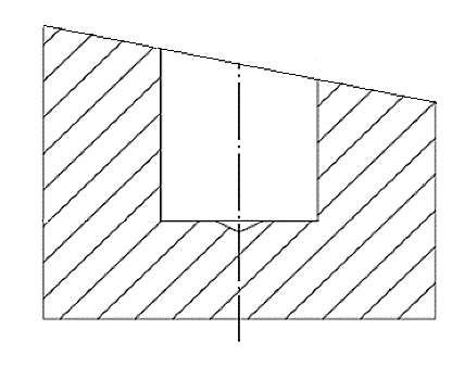 Inclined Entry Line Drawing