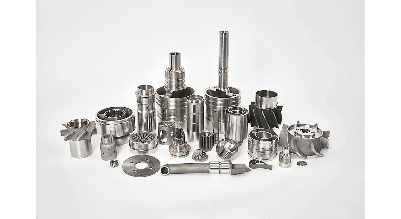 Group of investment casting components