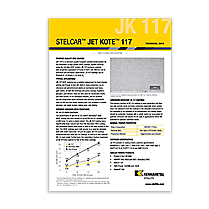 Jet Kote 117 Data Sheet Cover