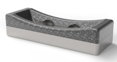 Mining component with Kennametal KenCast applied