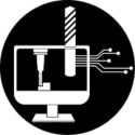 Computer with an end mill and circuits