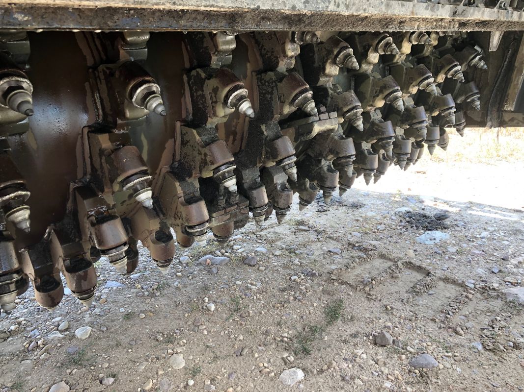 Kennametal Road Milling Teeth in a Drum