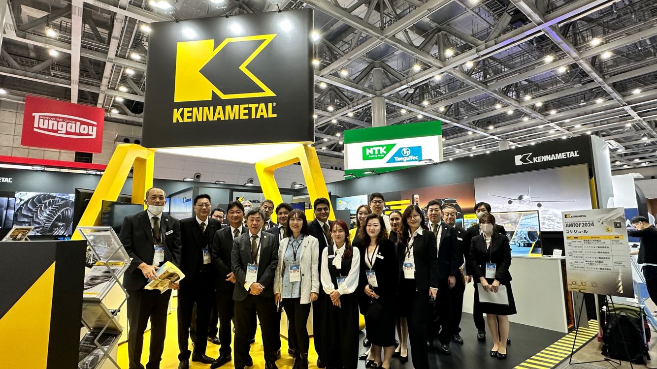 Kennametal Team at JIMTOF 2024