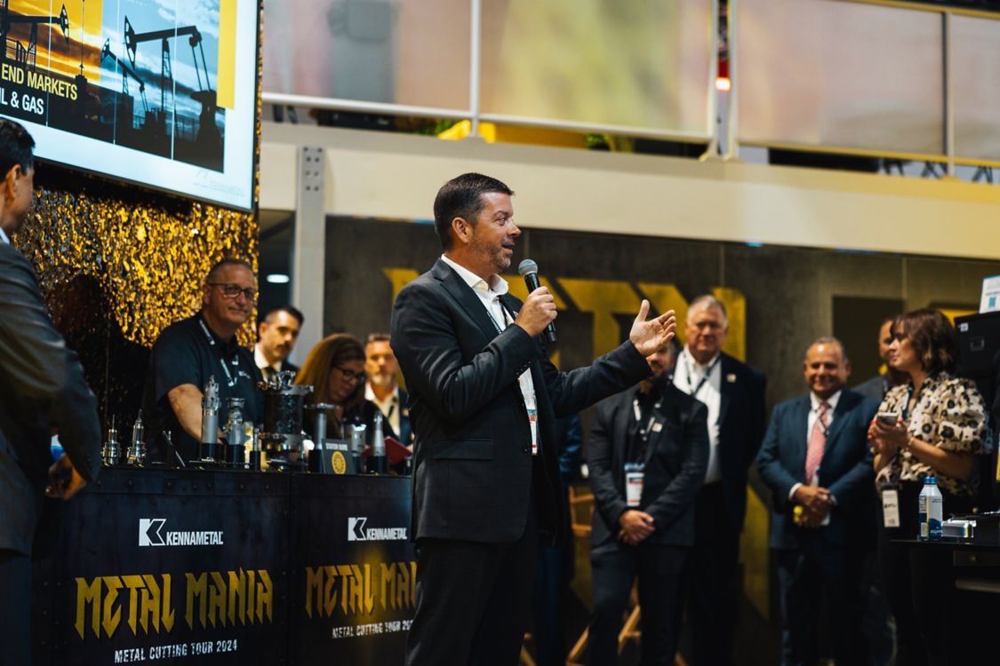 Kennametal's Dave Bersaglini at IMTS 2024