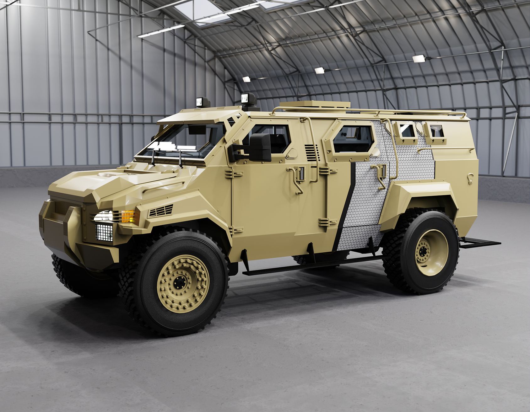 Truck with Kennametal Kennashield Armor Protection