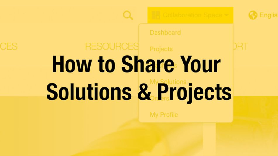 How to Share Your Solutions and Projects