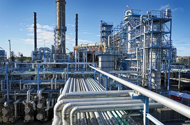 Oil and Gas Processing Industry Plant