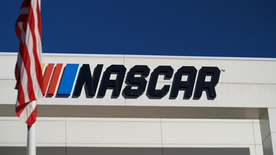 NASCAR Sign at NASCAR Research & Development Facility