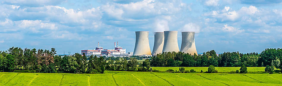 Nuclear Power Plant Banner