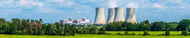 Nuclear Power Plant Skinny Banner