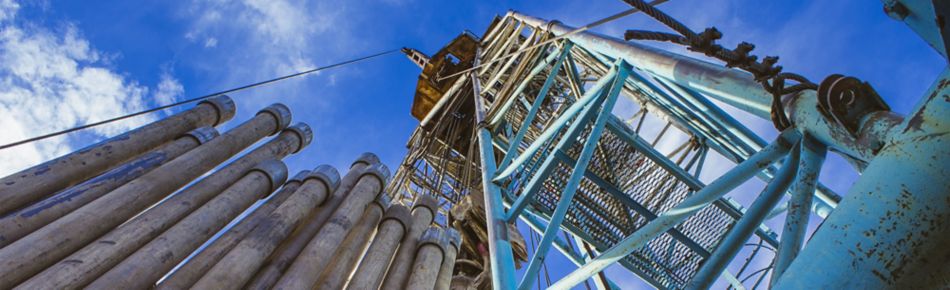 Oil and Gas Drilling Rig Banner